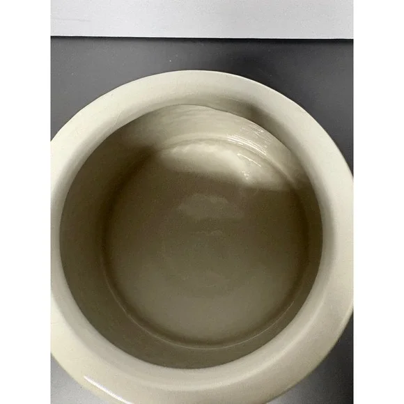 The Beehive Ceramic Cookie Jar Honeycomb Bumblebee Canister 42oz Cream NEW - Picture 7 of 10